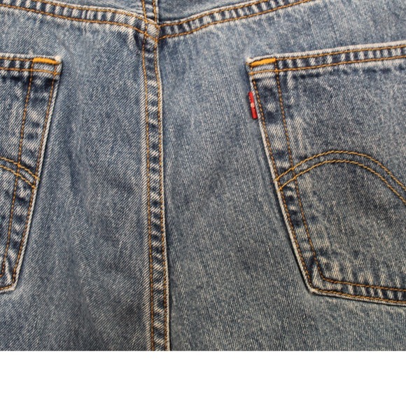 Levi's 501 Jeans Mens W33 L30 Light Wash Denim Straight Leg Classic Fit - Picture 12 of 13